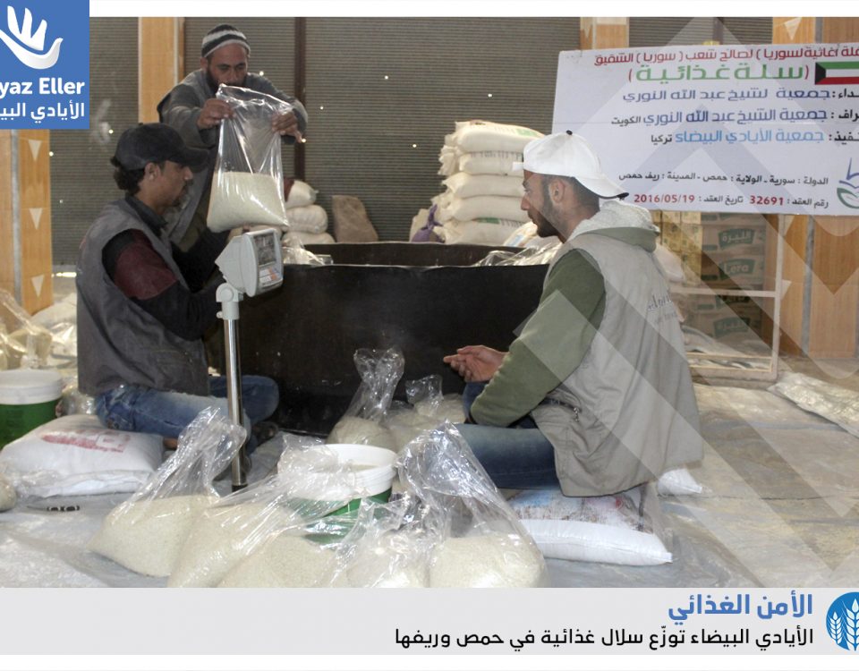تجهيز مواد السلة الغذائية